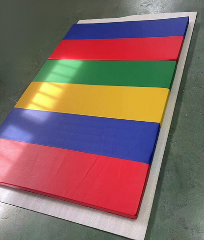 Colorful Tri-Fold Gymnastics Mat for Kids