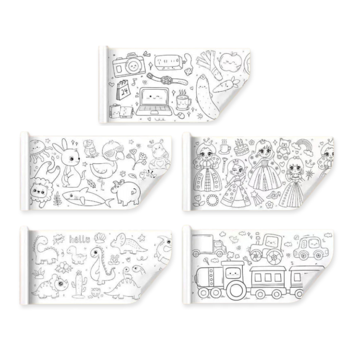 Long Drawing Roll for Kids – Foldable, Creative Fun | Art & Learning Gift