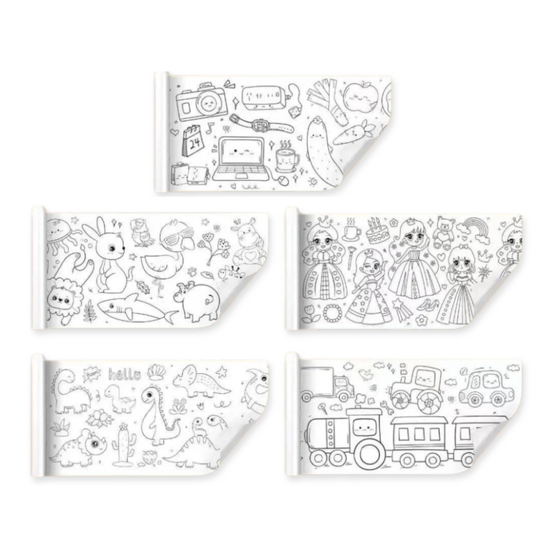 Long Drawing Roll for Kids – Foldable, Creative Fun | Art & Learning Gift
