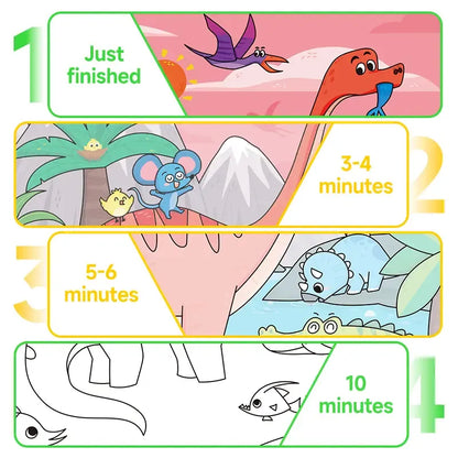 Criativae Water Coloring & Doodle Books for Toddlers – Reusable Paint with Water Activity Set | CRIATIVAE