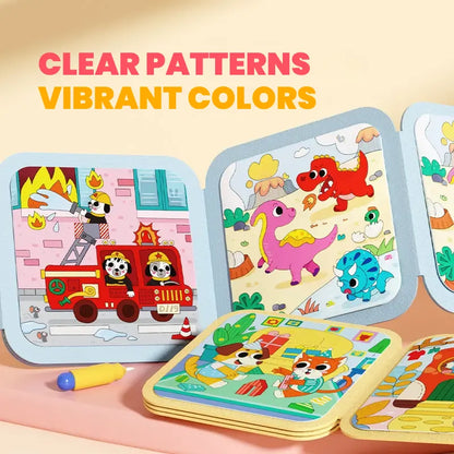 Criativae Water Coloring & Doodle Books for Toddlers – Reusable Paint with Water Activity Set | CRIATIVAE