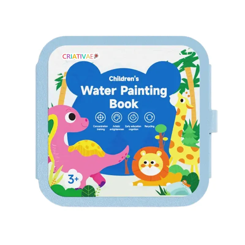Criativae Water Coloring & Doodle Books for Toddlers – Reusable Paint with Water Activity Set | CRIATIVAE