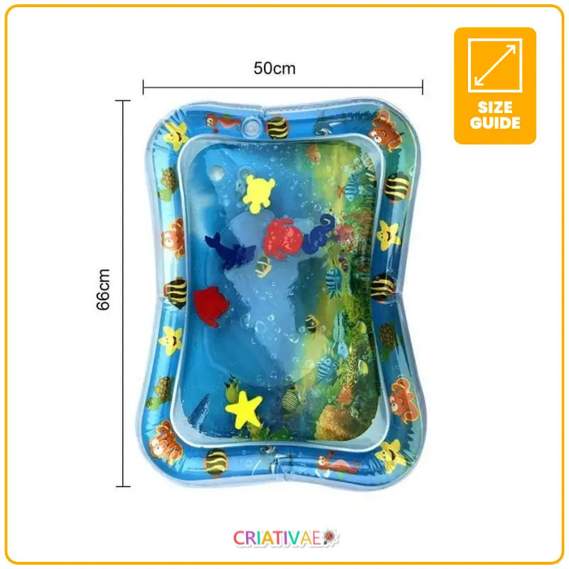 Sensory Tummy Time Water Mat | Safe Development Comfort | CRIATIVAE