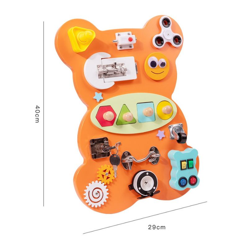 Engaging Bear Educational Activity Board