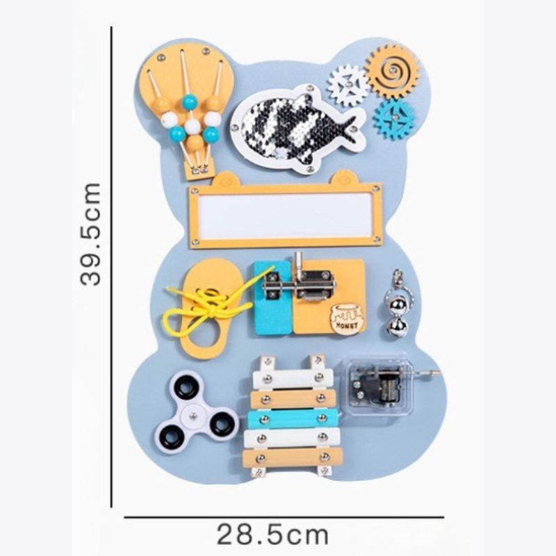 Engaging Bear Educational Activity Board