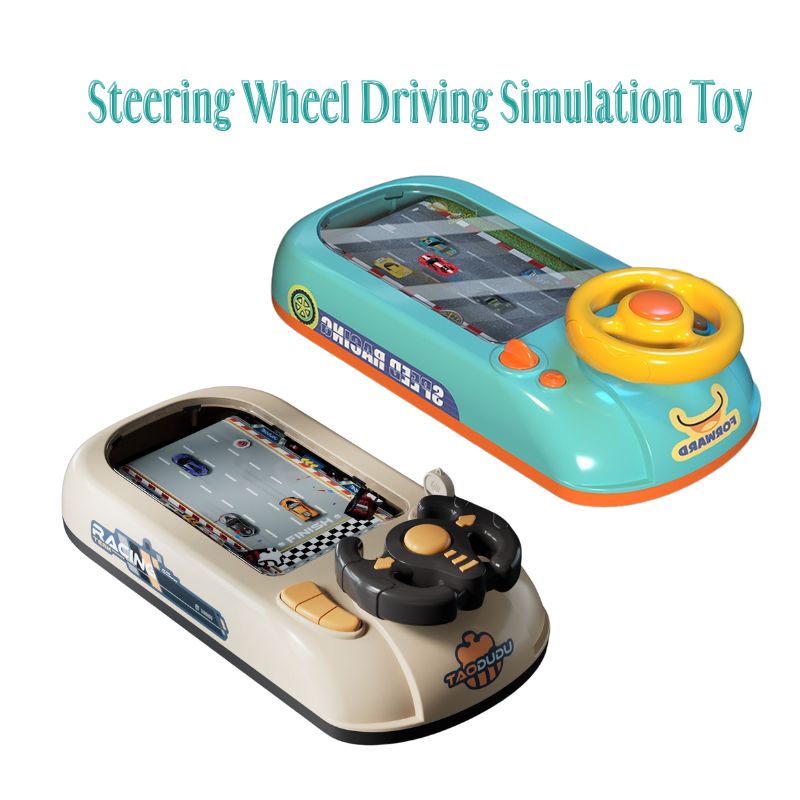 Kids' Interactive Steering Wheel Driving Simulator Toy