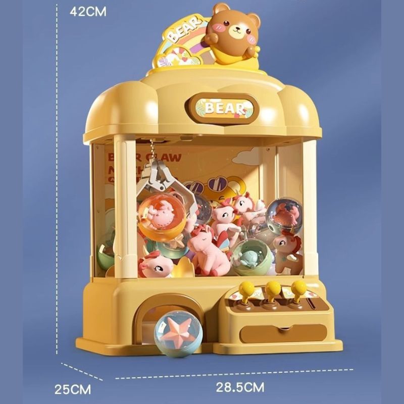Bear Home Arcade Claw Grabber Machine