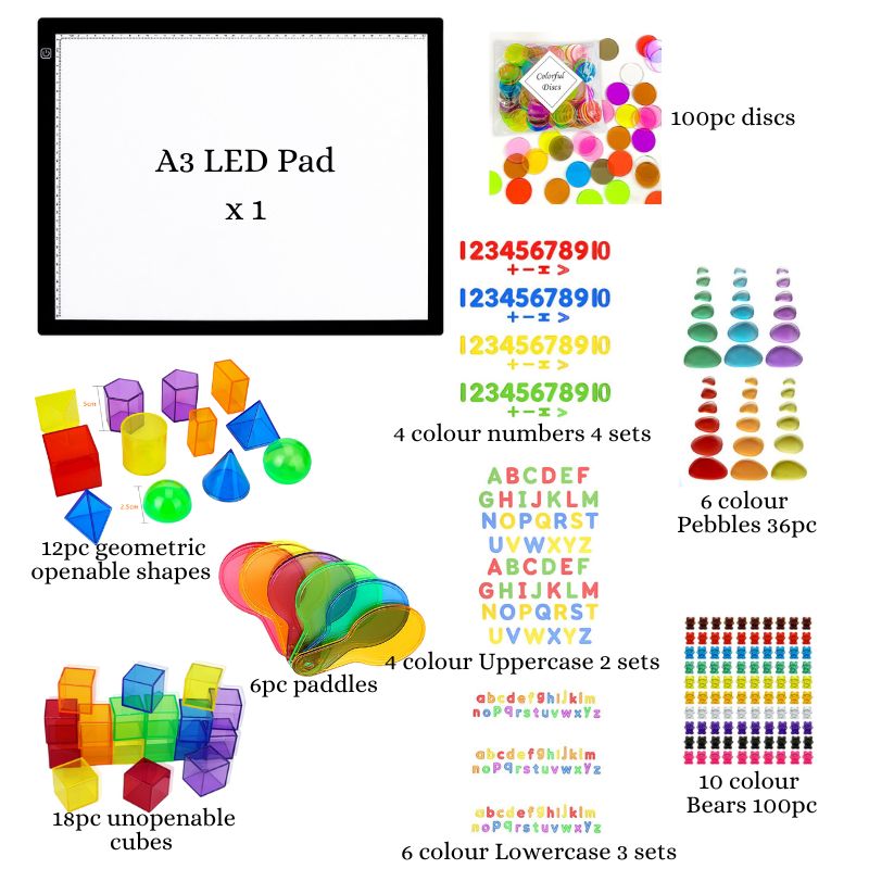 Comprehensive Light Pad Play and Learning Set
