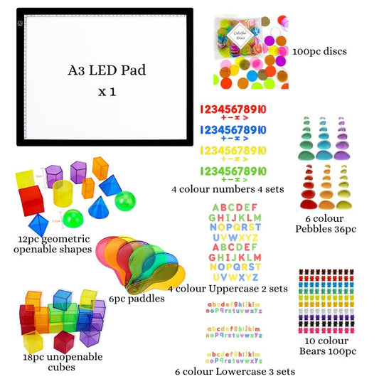 Comprehensive Light Pad Play and Learning Set