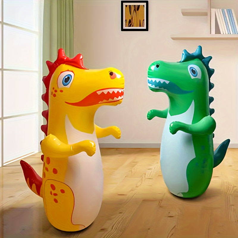 Aufblasbarer Dinosaurier-Boxsack – Lustiges Tumbler-Spielzeug für Kinder
