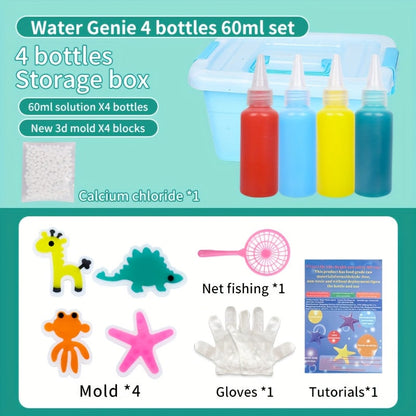 Magic Water Elf Gel Toy Set – DIY Art Kit with Molds & Color Gel