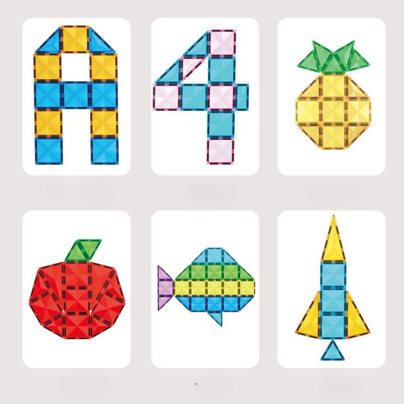Assorted Magnetic Tiles and Marble Run Sets