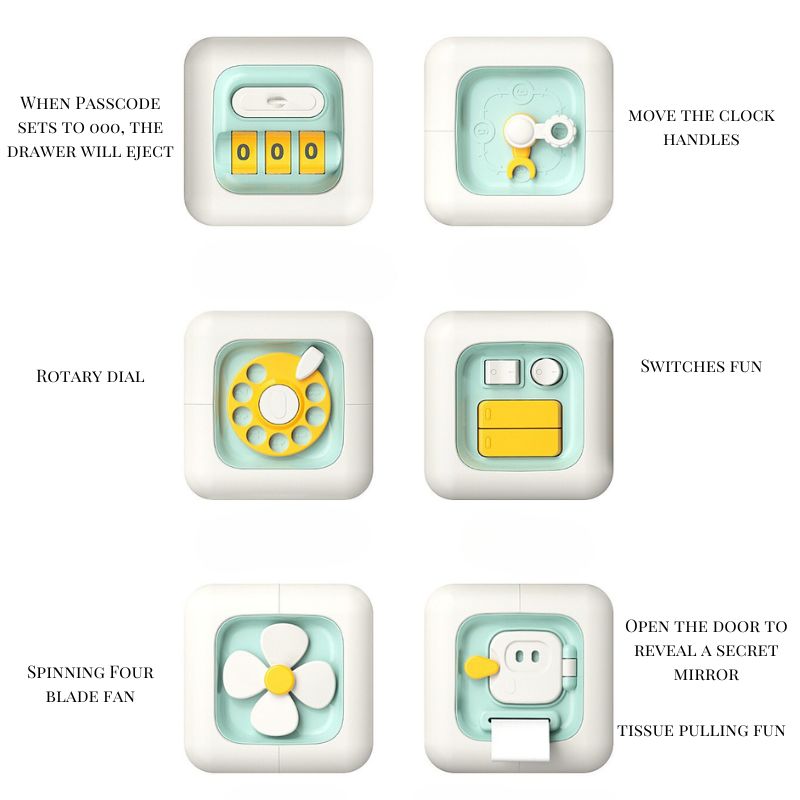 Portable Busy Cube Playset