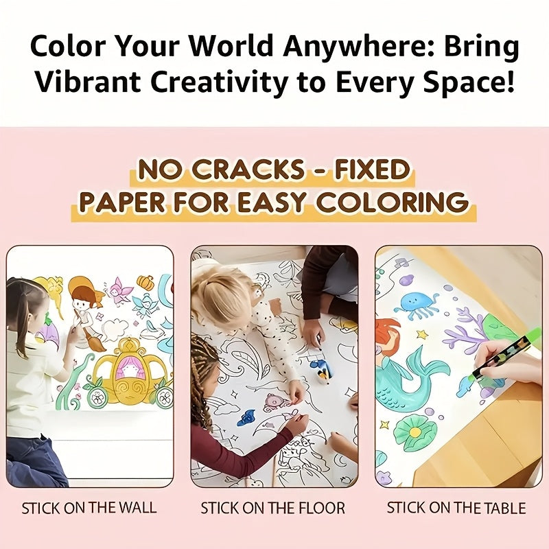 Long Drawing Roll for Kids – Foldable, Creative Fun | Art & Learning Gift