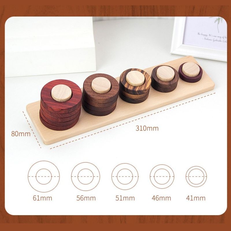 Deluxe Natural Wooden Learning Toy Collection