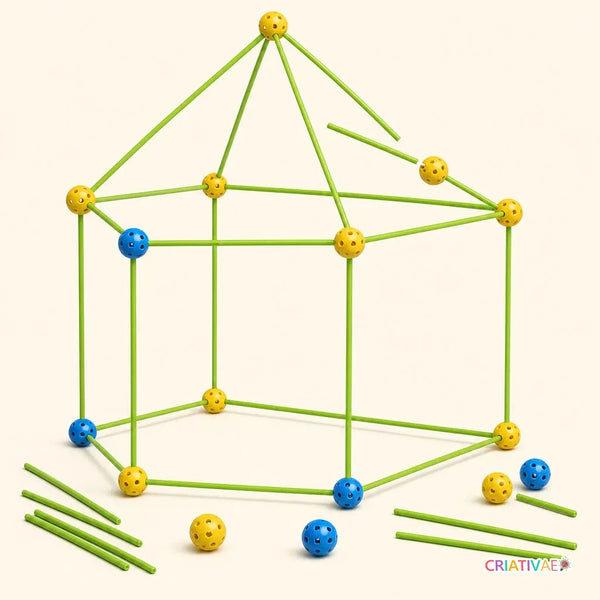 Build It Criativae - Montessori Fort Building Kit for Kids