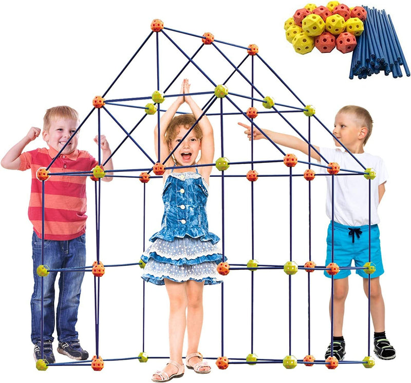 Fort Builder Construction Set – 158-Piece Fort Building Kit