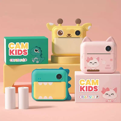 Cam Kids Criativae - Instant Print Camera for Kids