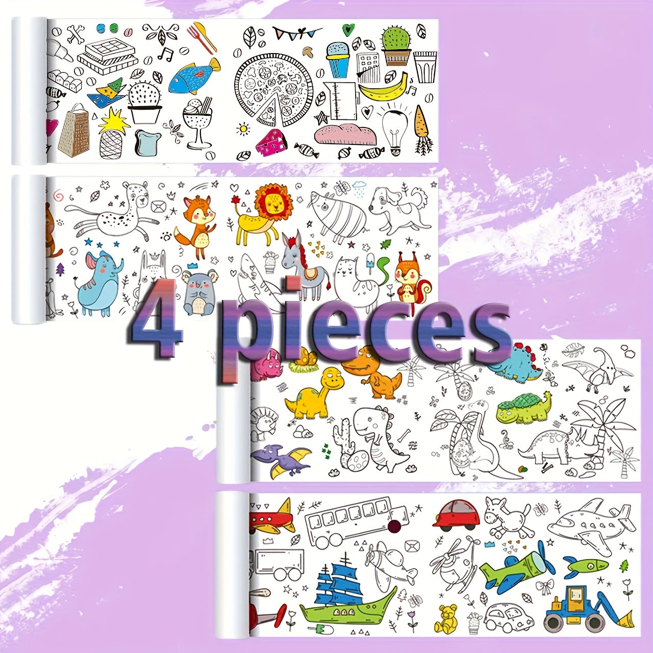 Long Drawing Roll for Kids – Foldable, Creative Fun | Art & Learning Gift