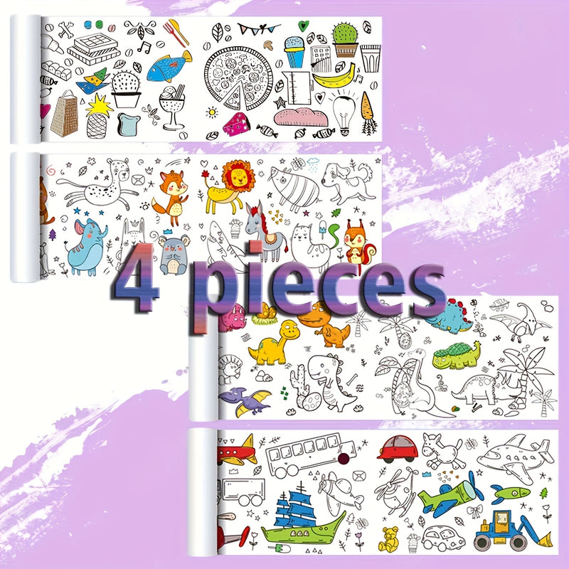 Long Drawing Roll for Kids – Foldable, Creative Fun | Art & Learning Gift
