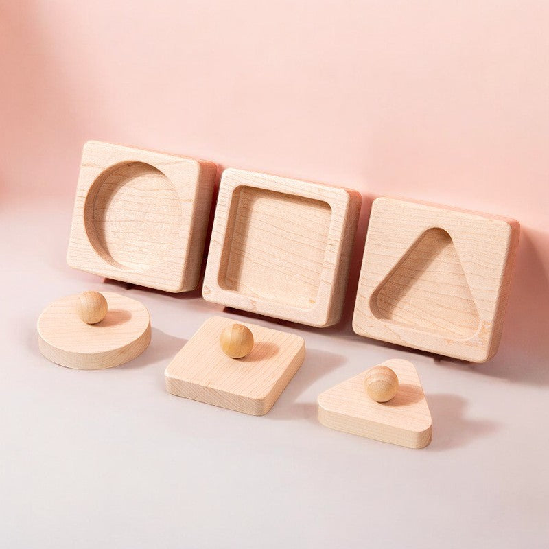Tablero de clasificación de formas de madera para niños pequeños