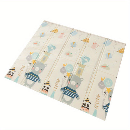 Soft Foldable Play Mat for Kids – Safe Non-Toxic Foam Pad with Cute Animal Design