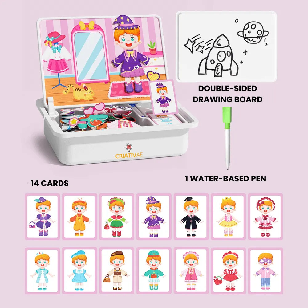 Creative Magnetic Puzzle Set for Kids - Criativae