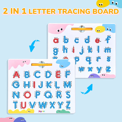 Magnetic Alphabet Tracing Board – Premium 2-Sided Educational Tool | CRIATIVAE