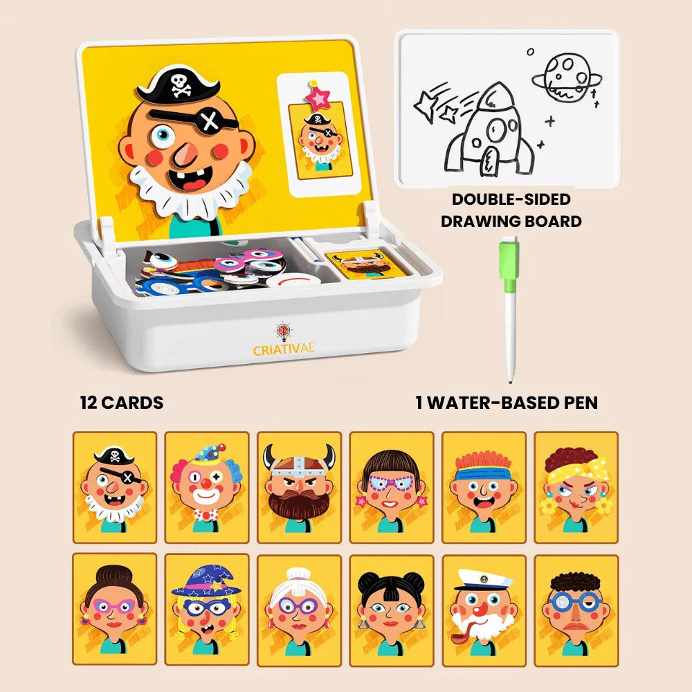 Creative Magnetic Puzzle Set for Kids - Criativae