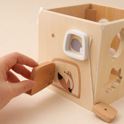 5-in-1 Wooden Early Learning Activity Toy Box