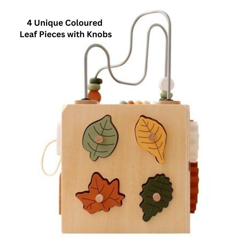 5-in-1 Wooden Early Learning Activity Toy Box
