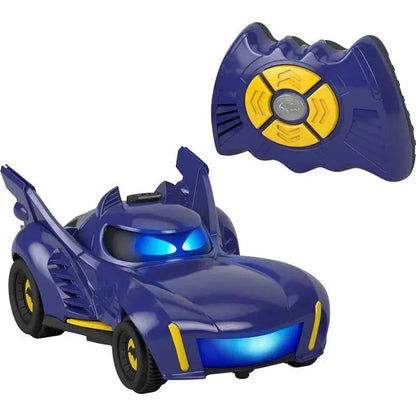 Bam, das Batmobil, ein sich verwandelndes ferngesteuertes Auto mit Lichtern, Geräuschen und Charaktersätzen