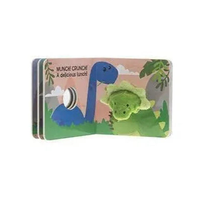 Ganz - Vingerpopboek met dinosaurusgeluid