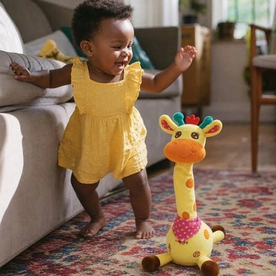 Dancing Giraffe Criativae - Talking Plush That Repeats Your Child