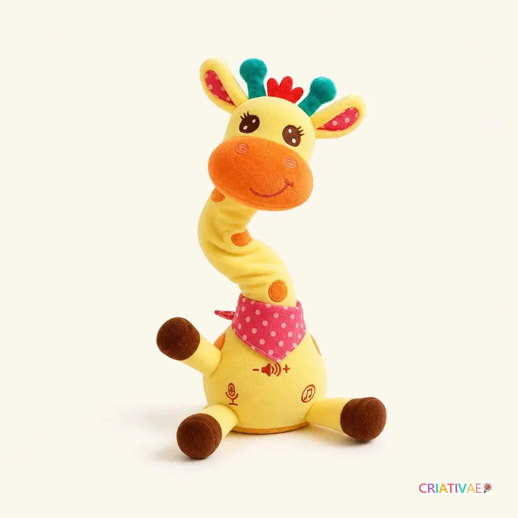 Dancing Giraffe Criativae - Talking Plush That Repeats Your Kid
