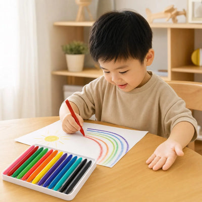 Clean Crayons Criativae - Mess Free Triangle Crayons for Kids