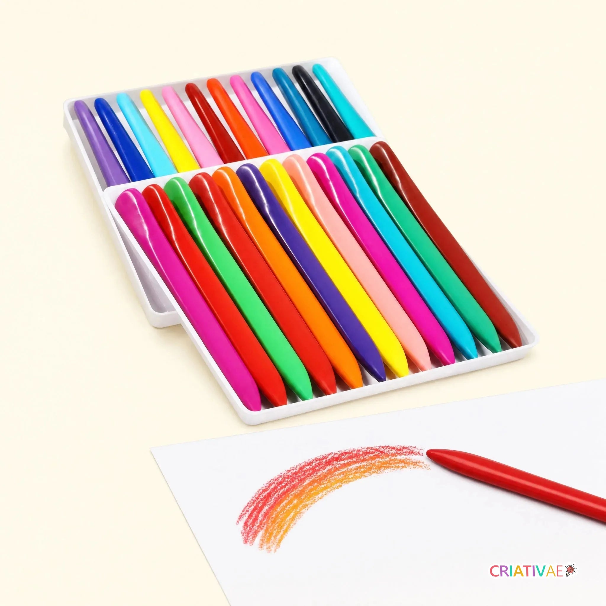 Clean Crayons Criativae - Mess Free Triangle Crayons for Kids