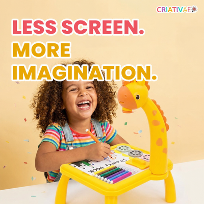 Table Kids Criativae - Kids Drawing Projector Table