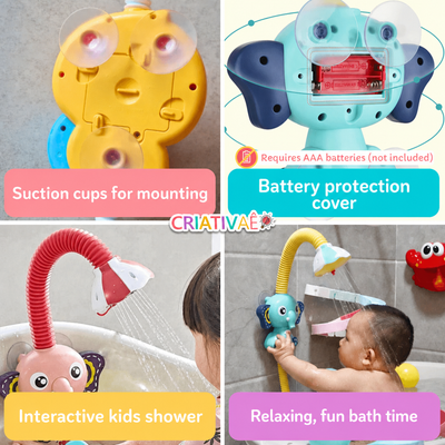 Baby Shower Criativae - Gentle Kids Shower for Bath Time