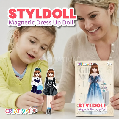 Styldoll Criativae - Magnetic Dress Up Doll with Endless Outfits
