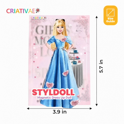 Styldoll Criativae - Magnetic Dress Up Doll with Endless Outfits