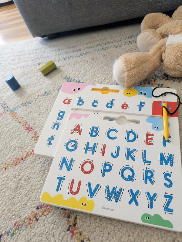 ABC Tracing Board Criativae - Double-Sided Magnetic Letter Tracing Board