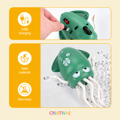 Lulita Pop Criativaê - Walking, Dancing Light-Up Squid Toy