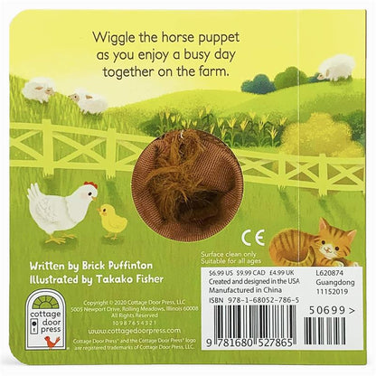 Huis van Knikkers - Miniverhaalboek met vingerpoppen en paarden