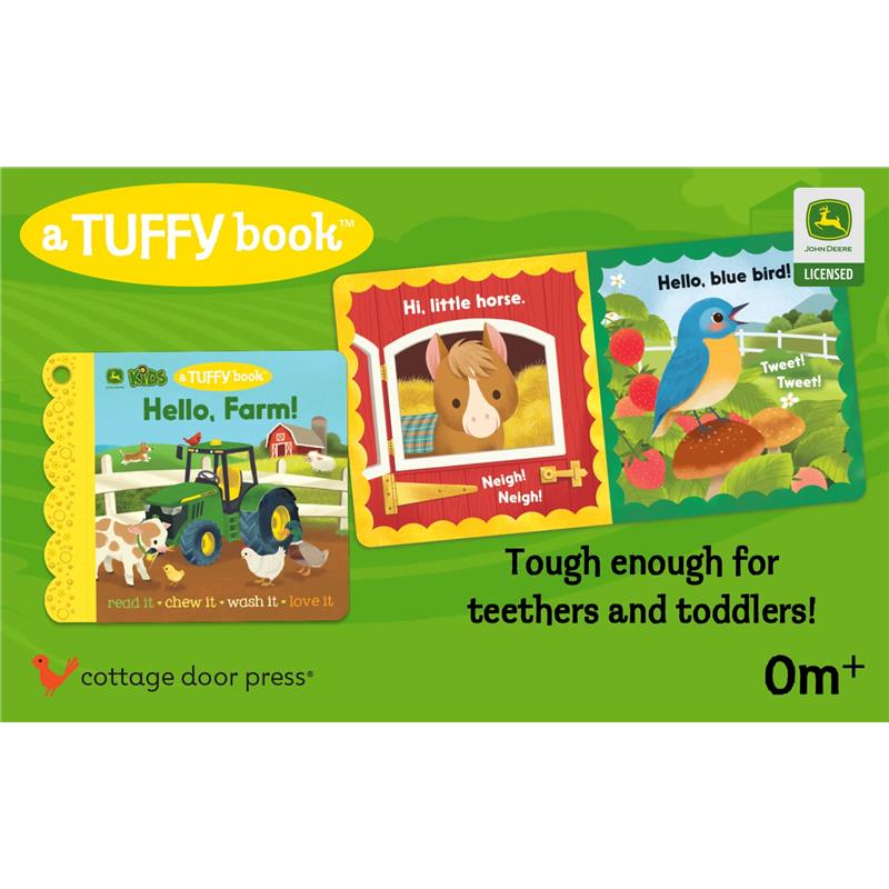 House of Marbles – John Deere Tuffy-Buch: Hallo Farm!