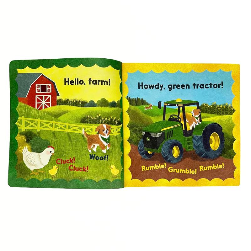 House of Marbles – John Deere Tuffy-Buch: Hallo Farm!