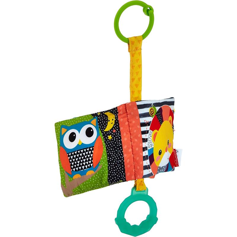 Infantino - Counting Book with Link & Crinkle Animal Features