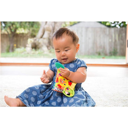 Infantino - Counting Book with Link & Crinkle Animal Features