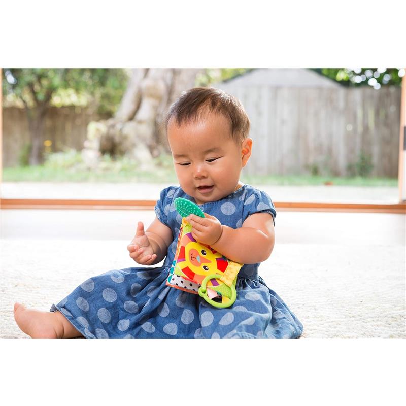 Infantino - Counting Book with Link & Crinkle Animal Features