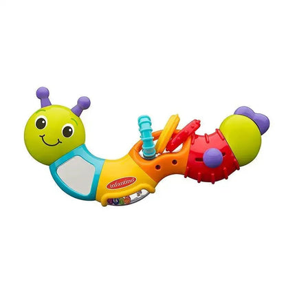 Infantino Topsy Turvy Twist & Play Caterpillar Rattle - Multicolor